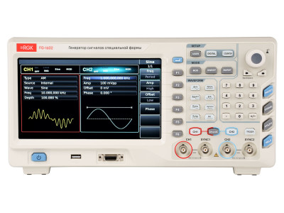 Генератор сигналов специальной формы RGK FG-1602